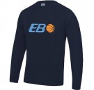 EB-85 teknisk longsleeve - navy blå  thumbnail