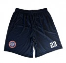 Bislet enkel treningsshorts - navy blå thumbnail