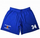 Blå enkel treningsshorts (jente/dame modell) - Outlet thumbnail