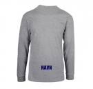 NTNUI langermet t-skjorte gråmelert thumbnail