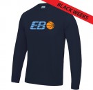 EB-85 teknisk longsleeve - navy blå  thumbnail
