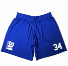 Blå enkel treningsshorts (jente/dame modell) - Outlet thumbnail