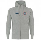 Bislet hettejakke - gråmelert  thumbnail