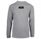 NTNUI langermet t-skjorte gråmelert  thumbnail