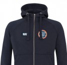 Bislet hettejakke m/ gratis navn - navy blå (Outlet) thumbnail