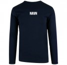 Bislet teknisk longsleeve - navy blå (Outlet)   thumbnail