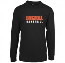 Eidsvoll Basketball langermet t-skjorte - sort thumbnail