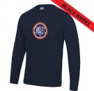 Bislet teknisk longsleeve - Navy blå thumbnail