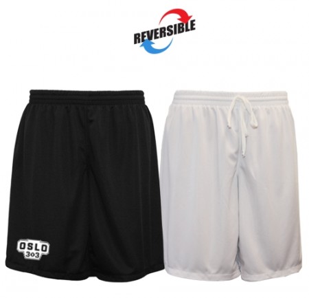 Oslo 3x3 vendbar treningsshorts - sort (Outlet)