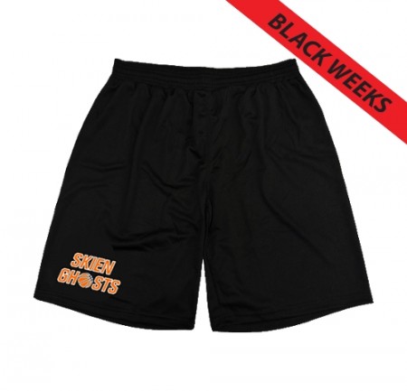Skien Ghost enkel treningsshorts - sort