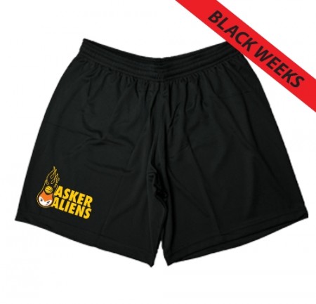 Asker enkel treningsshorts, sort - jente/dame modell