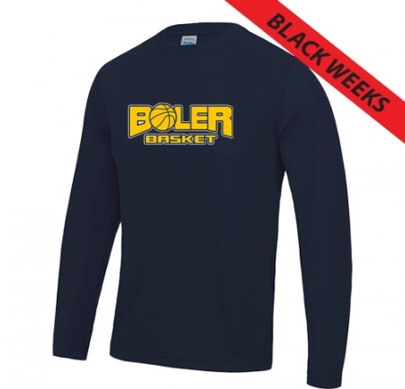 Bøler teknisk longsleeve - Navy blå