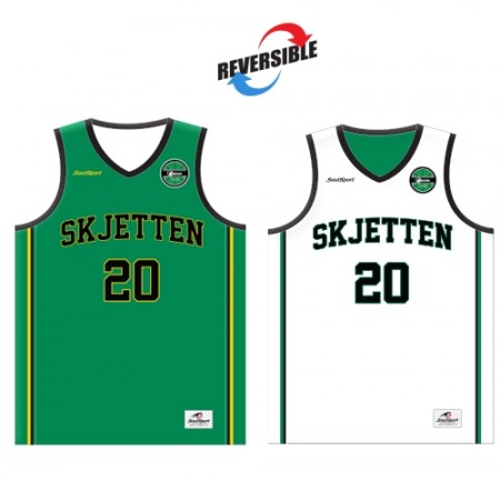 Skjetten klubbdrakt - vendbar overdel, gutter/menn