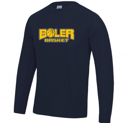Bøler teknisk longsleeve - Navy blå (Outlet)