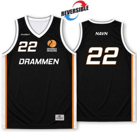 Drammen Rivers klubbdrakt - vendbar overdel, gutter/menn