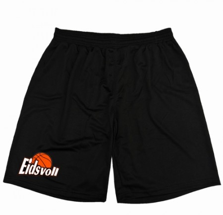 Eidsvoll enkel treningsshorts - sort