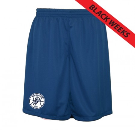 Høybråten vendbar treningsshorts - blå