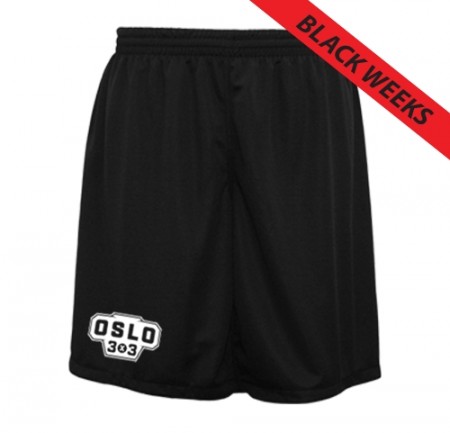 Oslo 3x3 vendbar treningsshorts - sort