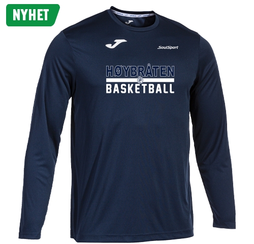 Teknisk langermet t-shirt med transfer trykk. NB! Ved trykk av personlig navn frafaller bytterett.