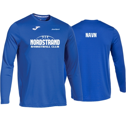 Teknisk langermet t-shirt med transfer trykk. NB! Ved trykk av personlig navn frafaller bytterett.