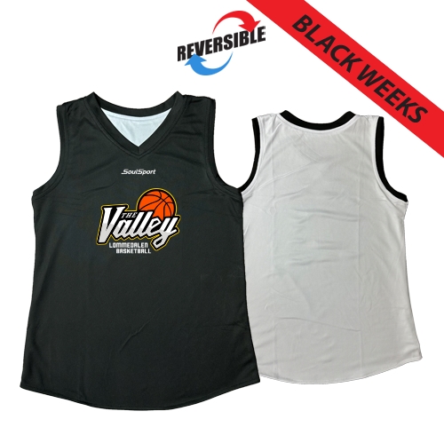 Vendbar trenings singlet for jenter fra Soulsport.  NB! Ved trykk av personlig navn frafaller bytterett.