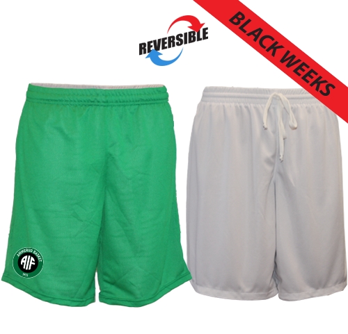 Vendbar treningsshorts fra Soulsport. NB! Ved trykk av personlig navn frafaller bytterett.