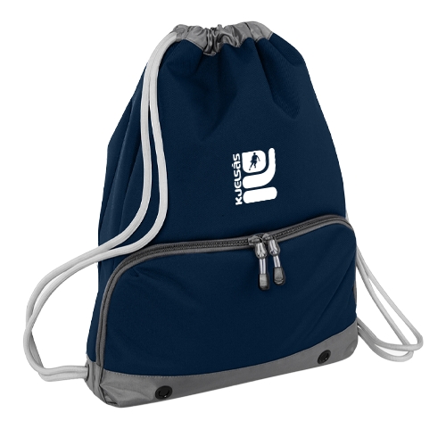 Velutstyrt gymbag med vannavvisende overflate og kontrastdetaljer.  Klubblogo, navn og nummer i transfertrykk.