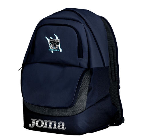 Romslig og praktisk ryggsekk, noe som gjør den ideell for å ta med , ball, sko og treningstøy.