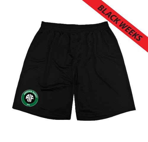 Enkel trenings shorts i behagelig og lett polyester materiale.