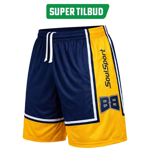 Soulsport Basket-shorts til trening for Bøler Basket.   Samme materiale og utseende som klubbens kampshorts, men med mulighet til å trykke nummer og navn.   

NB! Denne shortsen skal ikke brukes til kamp!! - hilsen Styret.