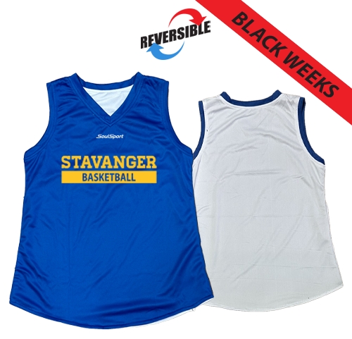 Vendbar trenings singlet for jenter fra Soulsport.  NB! Ved trykk av personlig navn frafaller bytterett.