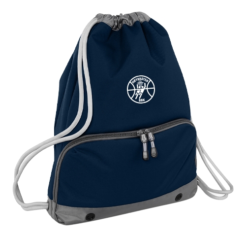 Velutstyrt gymbag med vannavvisende overflate og kontrastdetaljer.  Klubblogo, navn og nummer i transfertrykk.